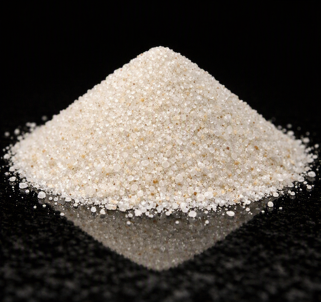 Silica sand recovery sample